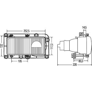 Fanali HELLA 1DL 007 872-071