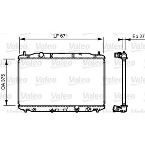 Radiateur moteur VALEO 735242