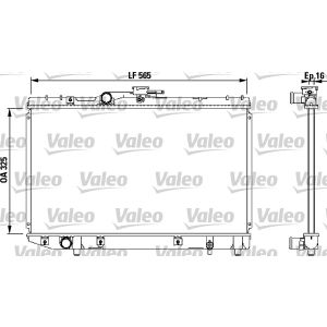 Motorradiateur  VALEO 732543