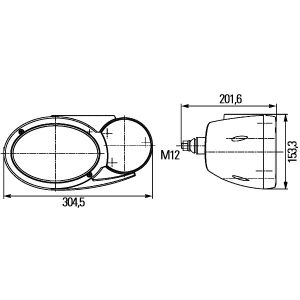 Fari universali HELLA 1EB996 167-187