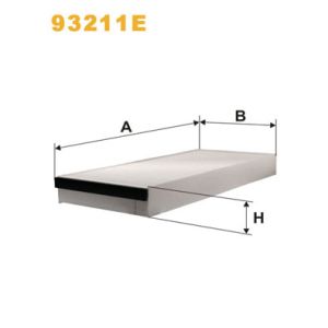 Innenraumfilter WIX FILTERS 93211E