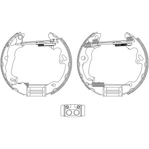 Bremsbackensatz TEXTAR 84052501
