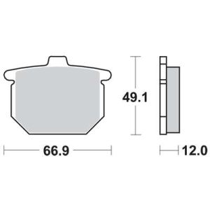 Conjunto de pastilhas de travão TRW MCB62