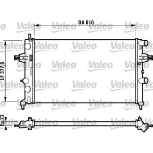 Raffreddatore motore VALEO 732551