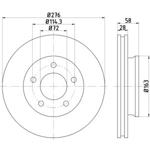 Disque de frein TEXTAR 92130000 avant, ventilé, 1 Stück