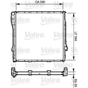 Motorkühler VALEO 734895