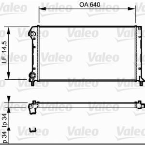 Radiateur moteur VALEO 735171