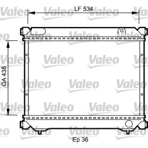 Motorkühler VALEO 735074