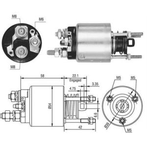 Interruptor magnético, motor de arranque MAGNETI MARELLI 940113050458