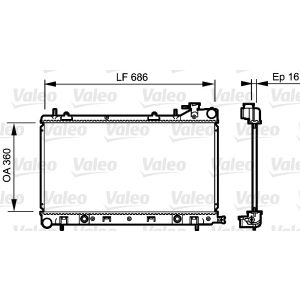 Motorkühler VALEO 735209