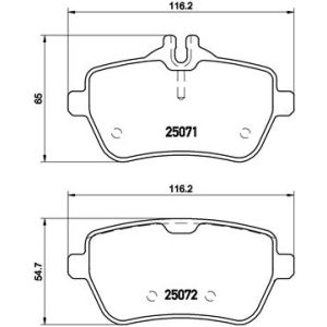 Bremsbelagsatz BREMBO P 50 103