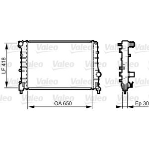 Motorkühler VALEO 734283