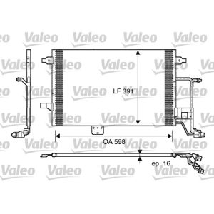 A/C-kondensor VALEO 817665