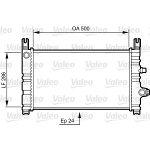 Arrefecedor do motor VALEO 731299
