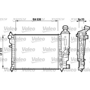 Motorkühler VALEO 732882