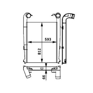 Ladeluftkühler NRF 30216