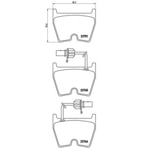 Levyjarrun jarrupalasarja BREMBO P 85 078