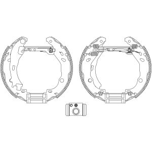 Jeu de mâchoires de frein Shoe Kit Pro TEXTAR 84061601