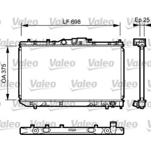 Motorradiateur  VALEO 735075