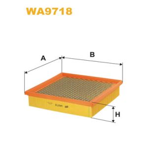 Filtro de ar WIX FILTERS WA9718