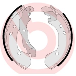 Conjunto, sapatas de travão BREMBO S 56 510