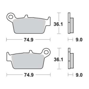 Remblokset TRW MCB665