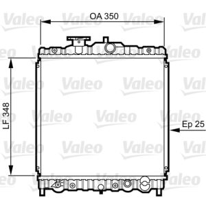 Motorkühler VALEO 731459