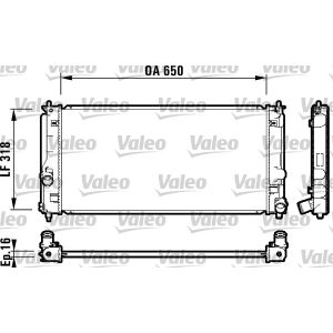 Motorkühler VALEO 732413