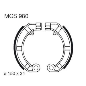 Jeu de mâchoires de frein TRW MCS980