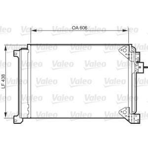 A/C-kondensor VALEO 818985