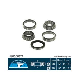 Conjunto de rolamentos de roda BTA H20500BTA