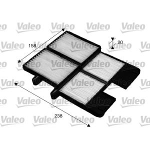 Filtro, ar do habitáculo VALEO 715572
