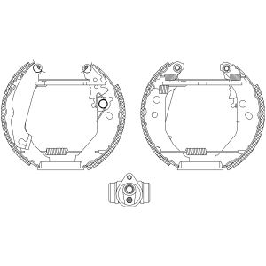 Jeu de mâchoires de frein Shoe Kit Pro TEXTAR 84041900