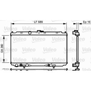 Radiateur moteur VALEO 734706