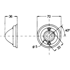 Äärivalo *** HELLA 2PF 997 022-011