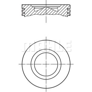 Kolben MAHLE 007 PI 00102 000