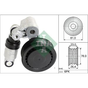 Rolo tensor, correia trapezoidal INA 534 0011 10