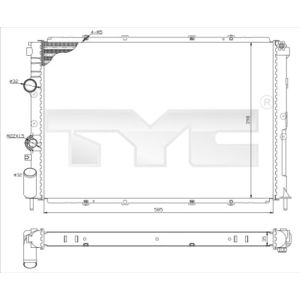 Arrefecedor do motor TYC 728-0025-R