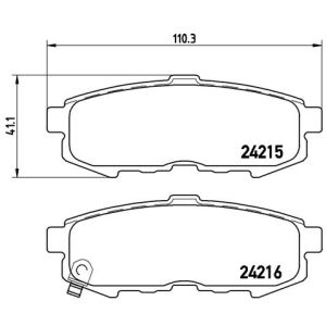 Levyjarrun jarrupalasarja BREMBO P 49 042