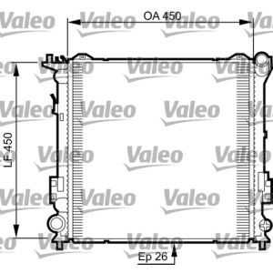 Motorkühler VALEO 735504