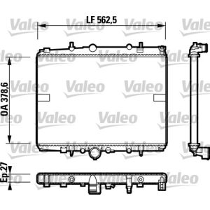 Arrefecedor do motor VALEO 732599