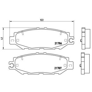 Levyjarrun jarrupalasarja BREMBO P 83 036