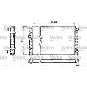 Motorkühler VALEO 730505