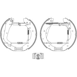 Juego de zapatas de freno Shoe Kit TEXTAR 83044300