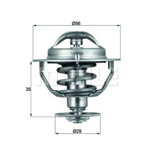 Thermostat, Kühlmittel MAHLE TX 73 82D