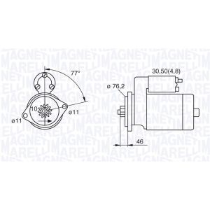 Motor de arranque MAGNETI MARELLI 063521230160