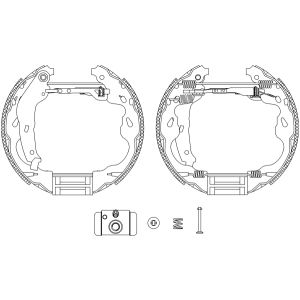 Jeu de mâchoires de frein Shoe Kit Pro TEXTAR 84064501