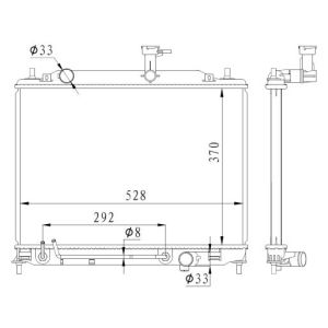 Kühler, Motorkühlung NRF 550015