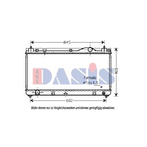 Raffreddatore motore AKS DASIS 210133N