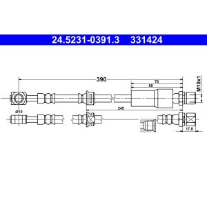 Remleiding ATE 24.5231-0391.3